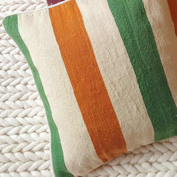 Vintage wool cushion cover - Stripes