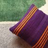 Vintage wool cushion cover – Purple